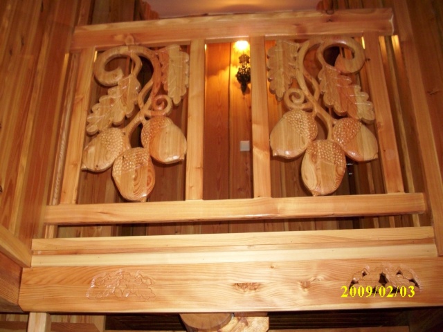 balustrada drewniana 36