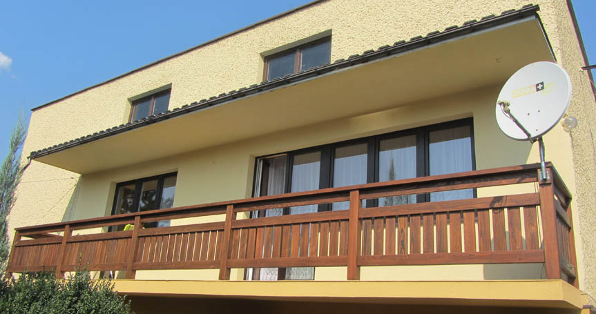 Balustrady balkonowe drewniane